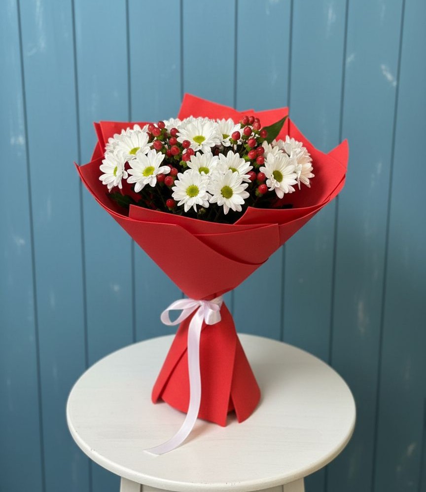 Букет цветов из: Хризантемы в Немане