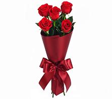 Букет 5 Красных роз Эдлесс Лав в Немане