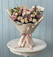 Букет цветов из:  Розы и Лизиантусы #REPLACE_PRED# Немане