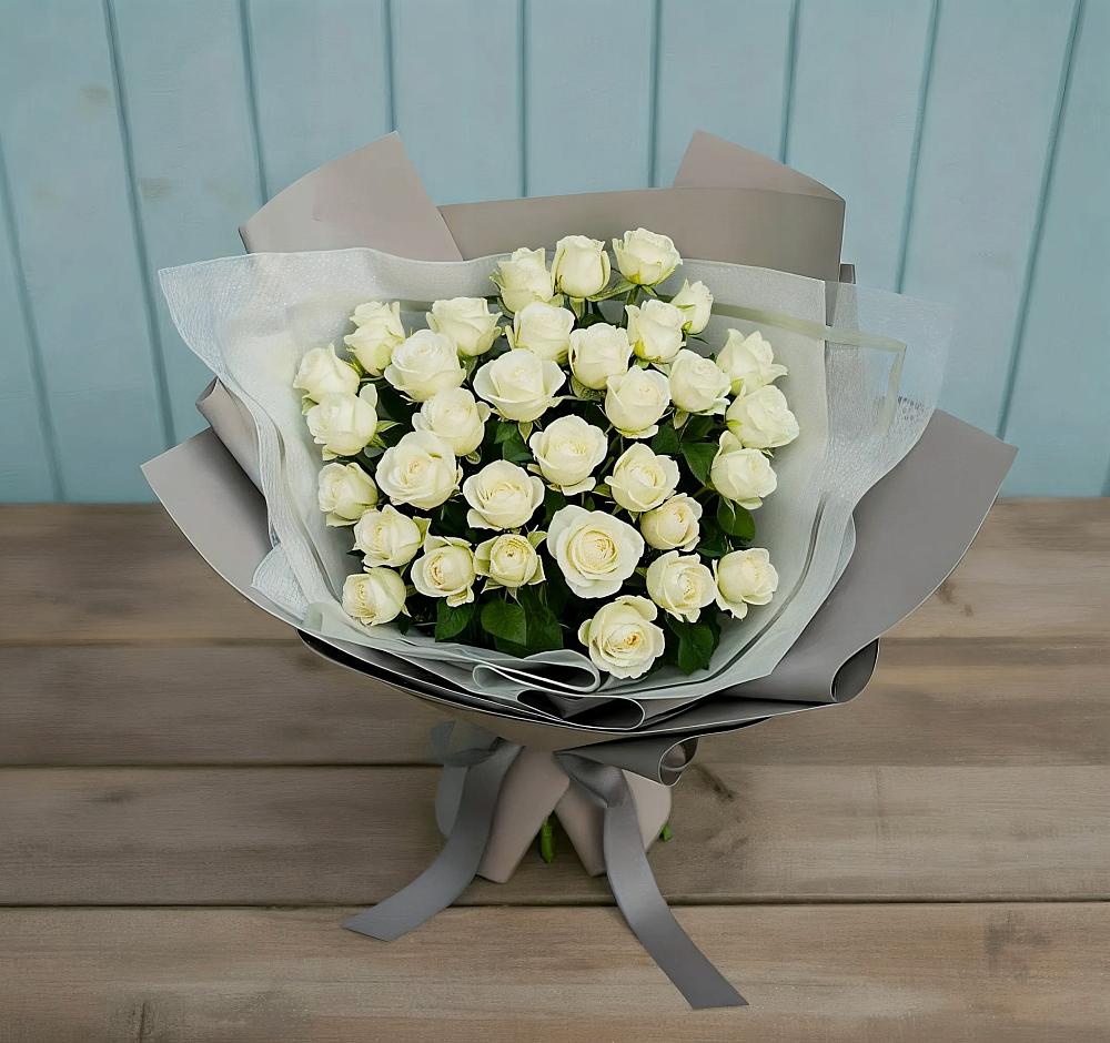 Букет Белоснежная нежность в Немане