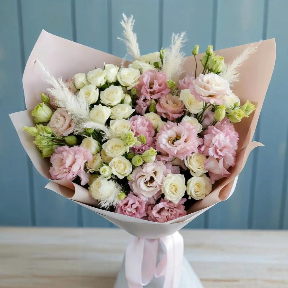 Букет цветов из: Альстромерии и Розы в Немане