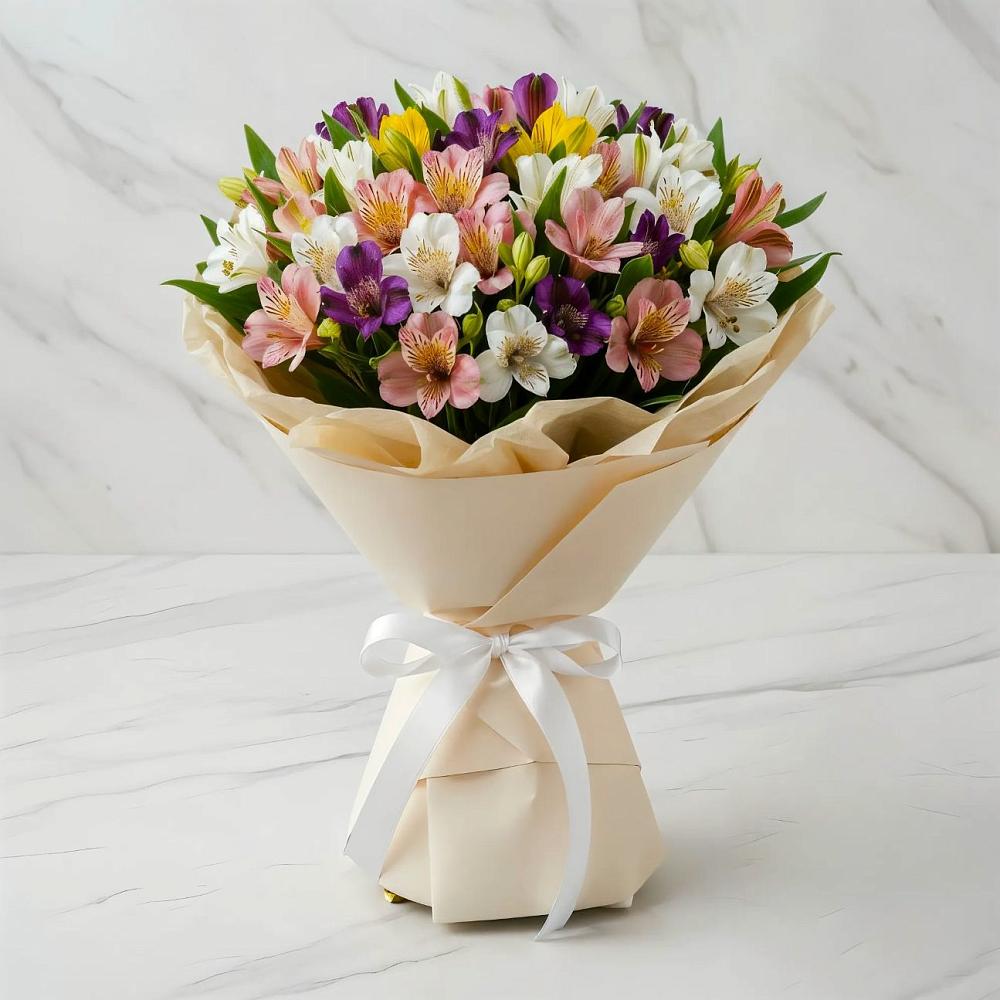 Букет цветов из: Альстромерии в Немане