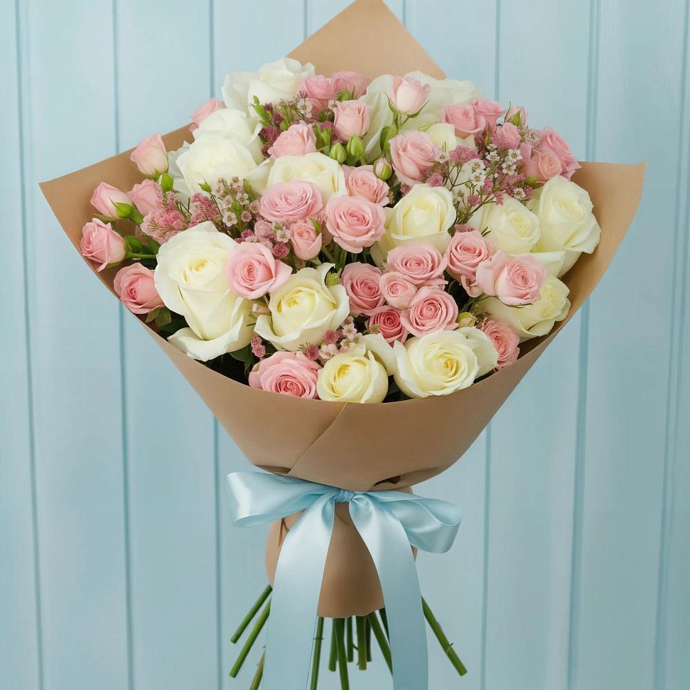 Букет цветов из: Розы в Немане