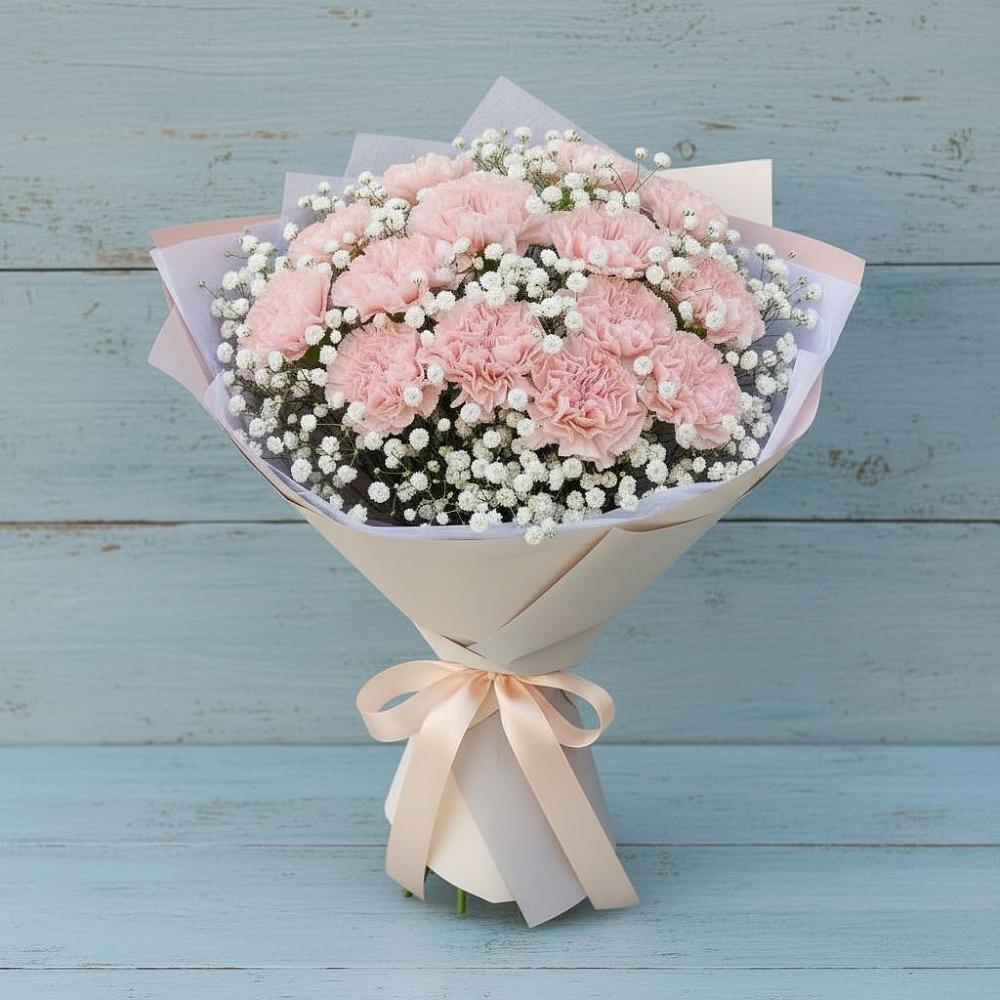 Букет цветов из: Гвоздики в Немане