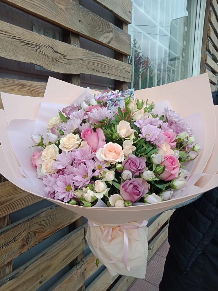 Букет цветов из: Розы и Хризантемы в Немане