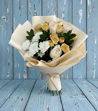 Букет цветов из:  Розы и Хризантемы #REPLACE_PRED# Немане