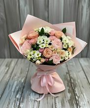 Букет цветов из:  Гвоздики, Розы и Хризантемы в Немане