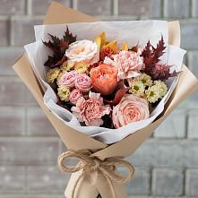 Букет цветов из:  Гвоздики, Хризантемы и Розы в Немане