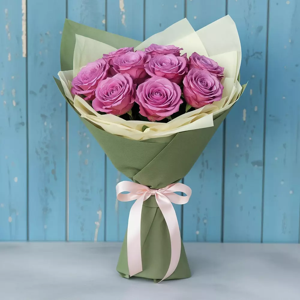 Букет Розы Фёрст Леди в Немане