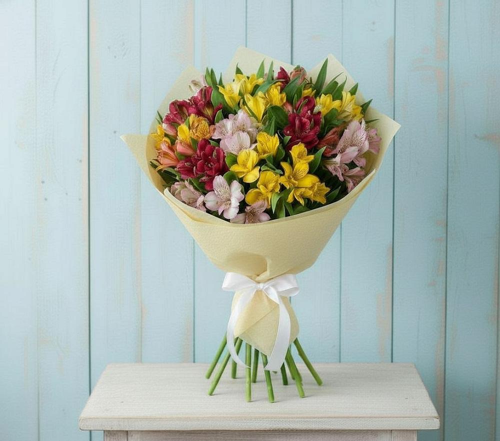 Букет цветов из: Альстромерии в Немане