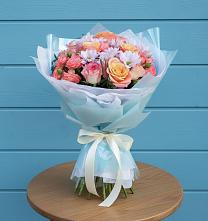 Букет цветов из:  Хризантемы и Розы в Немане