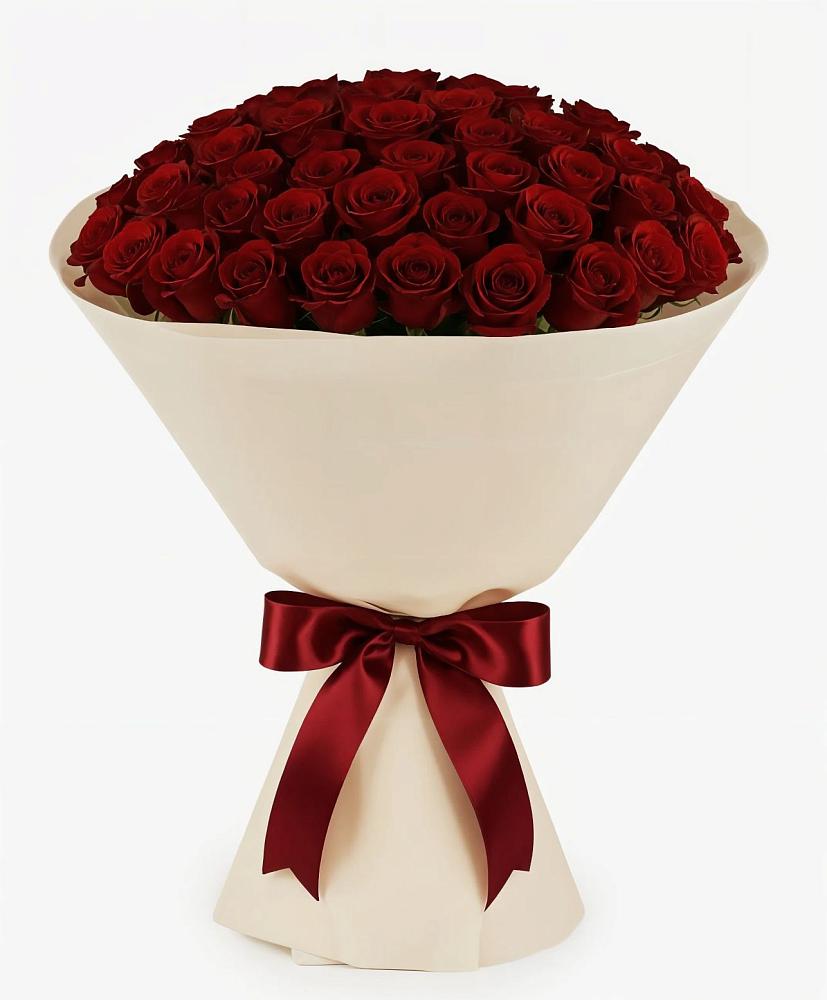 Букет 101 Бордовая роза Блэк Бакарра в Немане
