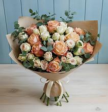 Букет цветов из:  Альстромерии и Розы #REPLACE_PRED# Немане