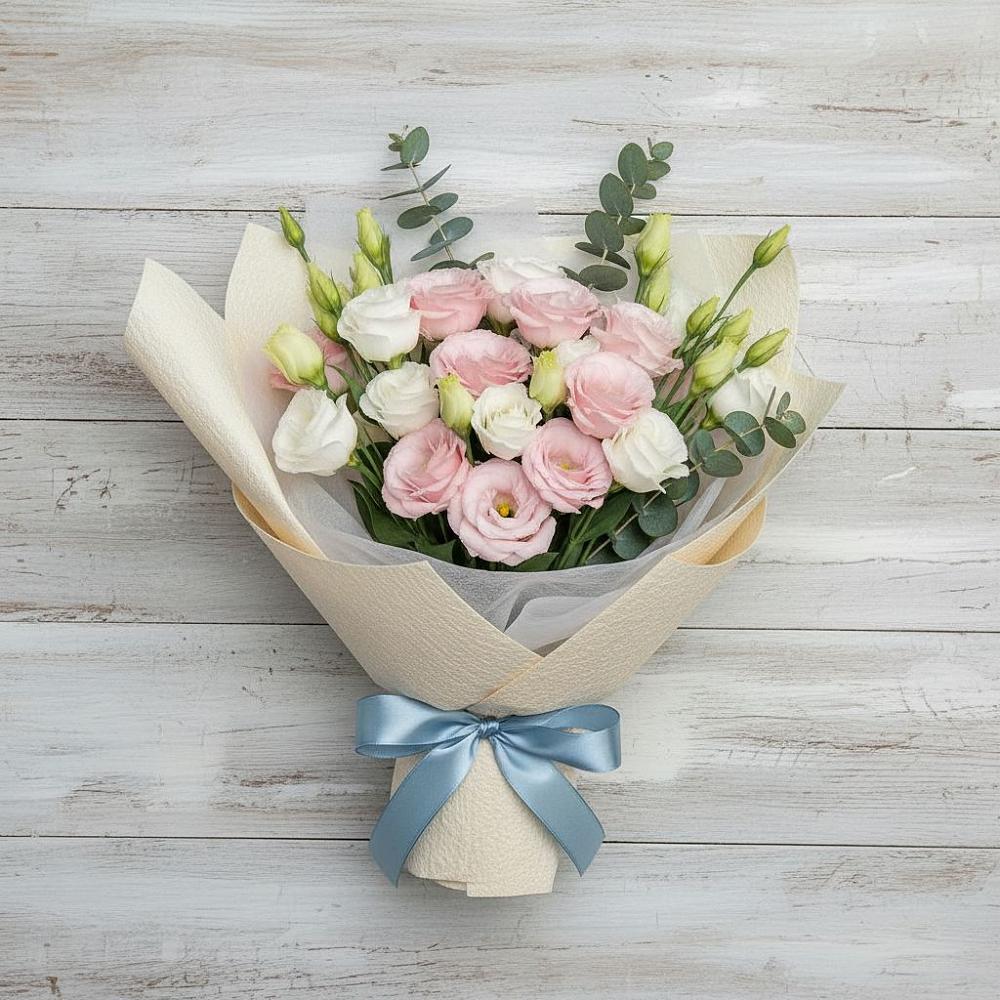 Букет цветов из: Лизиантусы в Немане